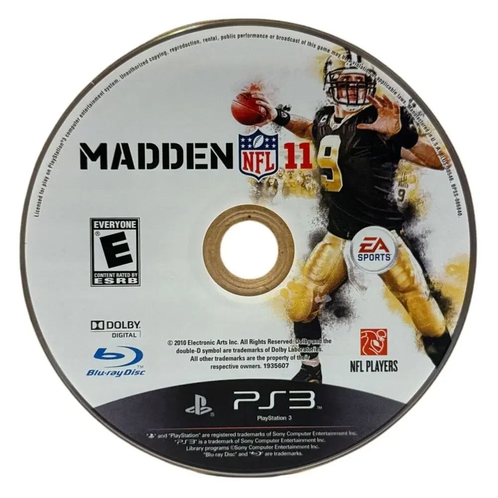 Madden NFL 11 Sony PlayStation 3, 2010 CIB Mint Condition